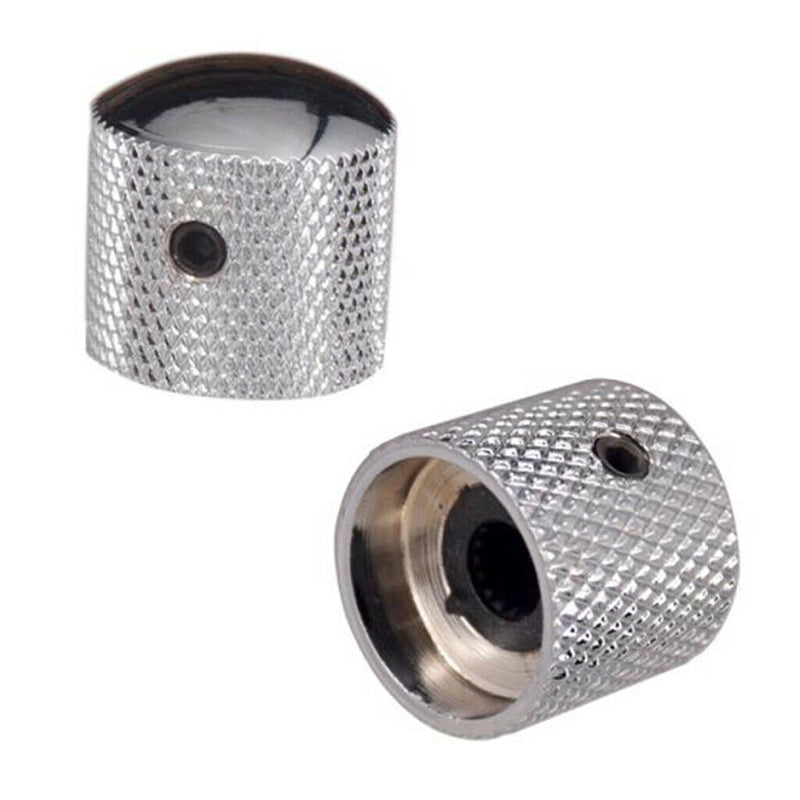 4 Pcs Metal Guitar Tone Volume Knobs Bass \u0026 Guitar Accessories - 16mm *
