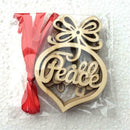 6PCS Christmas Tree Wooden Hanging Ornaments Decoration Hot Xmas Gift 2019 New