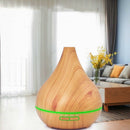 400Ml Aroma Air Diffuser Wood Ultrasonic Air Humidifier Essential Oil Aroma