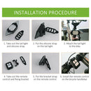 Mountain Bike Bicycle Taillight Wireless Remote Turn Signal Waterproof Camping