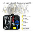 147 pcs Watch Repair Kit Back Case Remover Opener Link Pin Spring Bar Tools