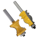 2Pcs/Set 8mm Shank Carpenter Small Furniture Molding Router Bit Milling Cutter
