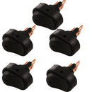 5 Pcs Blue LED Light 12V 30A Car Boat Auto Rocker SPST Toggle ON/OFF Switch xza