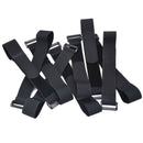 Reusable Silverline Pack Hook Loop Cable Cord Ties Tidy Straps Affordable SE