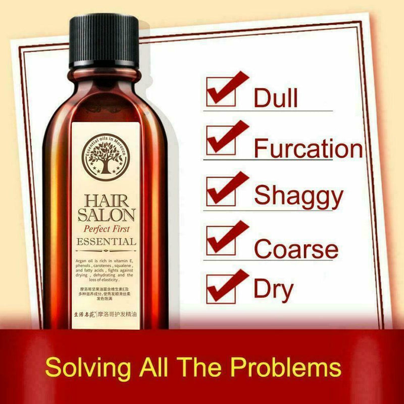 Fast Regrowth Hair Essential Growth Oil Loss Serum Treatment Ginseng Care Z9F3