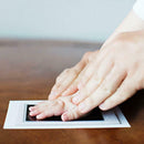 Newborn Baby Handprint Footprint Makers Clean-touch Ink Pad w/Print Paper