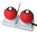 Dual Port Type-C Charger Dock Station for Nintend Switch Poke Ball Plus