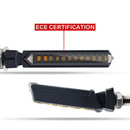 4x Universal Motorcycle LED Turn Signals Indicator Light Warning Lamp Yel OZ