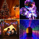 Xmas LED Fairy Lamp Remote Control Curtain String Light (Hook)(Color Light) A
