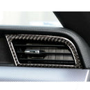 Pair Carbon Fiber Side Air Vent Outlet Cover Trim For Ford  2015-2017