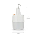 Solar Power Shed Light Bulb 24 LED Portable Hanging Hook Tent Camping Lamp