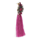 Fashion Women Wedding Tassel Earrings Jewelry Bohemian Fringed Long Drop Da W6X5