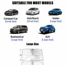 Car Front Sun Visor Protector,Sunscreen Insulation Front Windshield Umbrella Kw