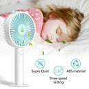 Mini Handheld Fan USB Personal Fan Battery Operated 3 Level Speed Silent De