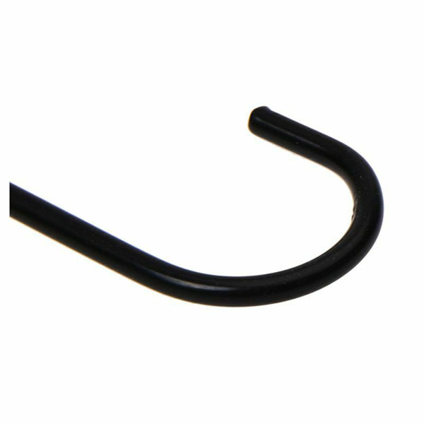 1 x 3" S-Shape Metal Hook---Black