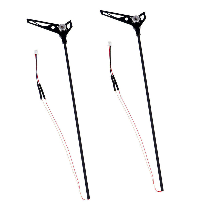 2xCarbon Fiber Tail Boom + Motor Kit for WLtoys V911S V966 XK K100 Accessory