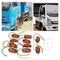 10 2 LED Amber Side Marker Light Clearance Lamp fit for Trailer Truck Boat Lorry