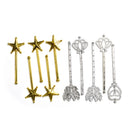 10X Plated Toys Girls Accessories Play House Toys Princess Wand for s FT