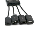4 In 1 USB OTG Cable Adapter Micro USB HUB USB OTG Adapter For  S2