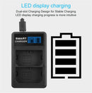 NP-FZ100 Battery Dual Slot Charger USB Input Portable For Sony Alpha 9 A9 9R