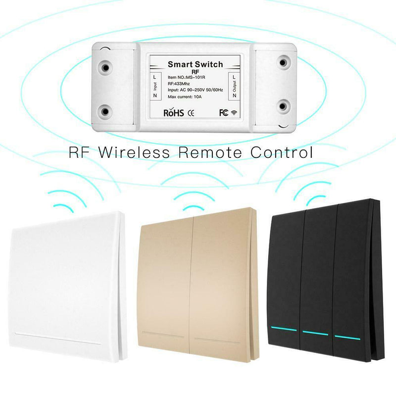 Smart Home WiFi Wireless Switch Module Mobile Remote Control Switch (RF433) A