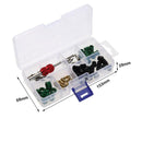 71pcs/set A/C Rubber Gasket+ AC Valve Core+ Remover Tool Assortment Kit