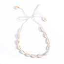 Women Handmade Cowrie Sea Shell Necklace Choker Beach Jewelry
