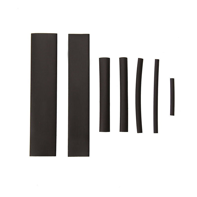 150pcs 2:1 Heat Shrink Tubing Wire Cable 8 Sizes 2-13mm Black