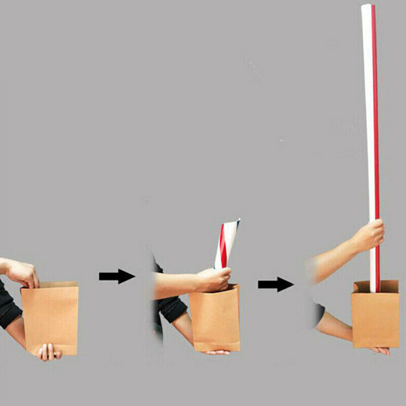 Appearing Big Straw From Empty Bag Close Up Stage Magic Props ToysJCAUJ Gw