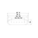 Plastic Pickup Covers w/ Volume Tone Knobs Buttons for Electric Guitar Beige
