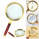 90mm Handheld 6X Magnifier Magnifying Glass Loupe Reading Jewelry Tools New