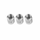4 Sets Aluminium Car Wheel Tyre Valve Stems Air Dust Cover Screw Cap Acces KLH