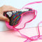 Sequin Heart Shoulder Handbags Flannel Women Kid Crossbody Bag (Multicolor)