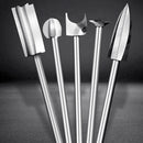 5Pcs Wood Carving And Engraving Drill Bit Milling Root Cutter Carving Tools Set