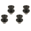4Pcs Wood Furniture Feet Sofa Leg Couch Bed Ottoman Cabinet Plinth 10cm