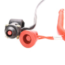 Emergency Kill Stop Outboard Engine Switch Push Button Motorcycle Dirt Bike P 3C