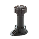 Adjustable Height Black Plastic Cabinet Cupboard Foot Leg