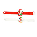 Portable Christmas Sillicone Soap Bracelet Wristband Hand Dispenser Hand BaSEAU