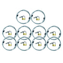 10x 70cm Security Safety Cable Bike/Car/Secure Lock Wire Braided  Coated Lock