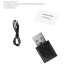 2 in 1 Bluetooth 5.0 Adapter Audio Transmitter and Receiver 3.5mm For TV PC Car