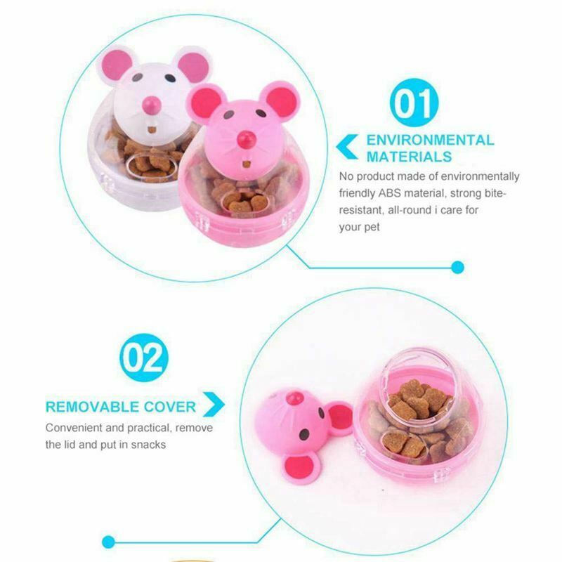Pet IQ Treat Ball, Tumbler Interactive Food Dispensing Feeder, Slow Chewing