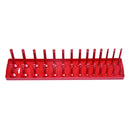 3Pcs Socket Trays 1/4 1/2 3/8 Inch SAE and Metric Socket Organizer Rail Trays