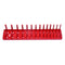 3Pcs Socket Trays 1/4 1/2 3/8 Inch SAE and Metric Socket Organizer Rail Trays