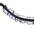 Headband Gothic Halloween Black Felt Spider Web Lace Crown Costume Ball Hairb ME