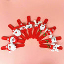 4pcs Christmas Wristband Bracelet Slap Wrist Bands Xmas Party Favors Bag Fi D2T1