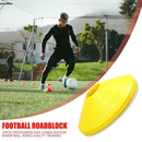 10pcs Yellow Soccer Agility Training Disc Cones Markers with Storage Bag