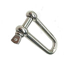 Long D-Shackle In 304 Stainless Steel, Mooring Buoy, 12mm/0.47'' for Boat