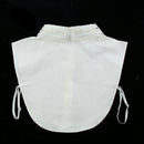 Removable Embellished Faux Collar Bib False Collar Lace Cotton Half Shirts