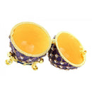 Novelty Easter Egg Jewelry Box Crystal Trinket Holder Ornament Desktop Decors
