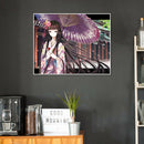 5D DIY Diamond Painting Full Drill Girl in Umbrella Cross Stitch Picture